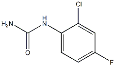 (2-chloro-4-fluorophenyl)urea,,结构式