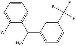 (2-chlorophenyl)[3-(trifluoromethyl)phenyl]methanamine 结构式