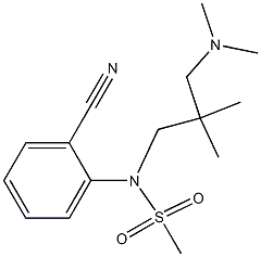  (2-cyanophenyl)-N-{2-[(dimethylamino)methyl]-2-methylpropyl}methanesulfonamide