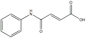 (2E)-3-(phenylcarbamoyl)prop-2-enoic acid,,结构式