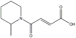 (2E)-4-(2-methylpiperidin-1-yl)-4-oxobut-2-enoic acid Structure