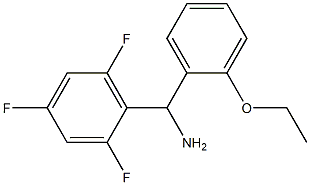 (2-ethoxyphenyl)(2,4,6-trifluorophenyl)methanamine Structure