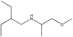(2-ethylbutyl)(1-methoxypropan-2-yl)amine,,结构式