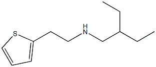 (2-ethylbutyl)[2-(thiophen-2-yl)ethyl]amine Structure