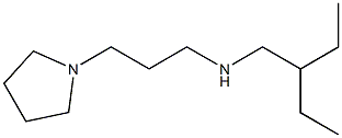 (2-ethylbutyl)[3-(pyrrolidin-1-yl)propyl]amine Struktur