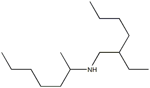 (2-ethylhexyl)(heptan-2-yl)amine Structure