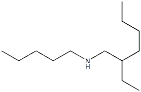 (2-ethylhexyl)(pentyl)amine Struktur
