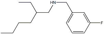 (2-ethylhexyl)[(3-fluorophenyl)methyl]amine Structure