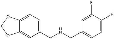 (2H-1,3-benzodioxol-5-ylmethyl)[(3,4-difluorophenyl)methyl]amine