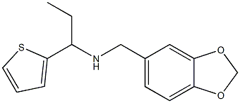 (2H-1,3-benzodioxol-5-ylmethyl)[1-(thiophen-2-yl)propyl]amine