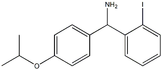(2-iodophenyl)[4-(propan-2-yloxy)phenyl]methanamine Struktur