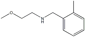 (2-methoxyethyl)[(2-methylphenyl)methyl]amine|
