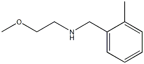  (2-methoxyethyl)[(2-methylphenyl)methyl]amine