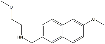 (2-methoxyethyl)[(6-methoxynaphthalen-2-yl)methyl]amine Structure