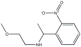(2-methoxyethyl)[1-(2-nitrophenyl)ethyl]amine,,结构式