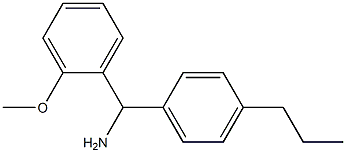 (2-methoxyphenyl)(4-propylphenyl)methanamine Struktur