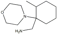 (2-methyl-1-morpholin-4-ylcyclohexyl)methylamine Structure