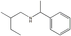 (2-methylbutyl)(1-phenylethyl)amine Structure