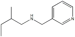 (2-methylbutyl)(pyridin-3-ylmethyl)amine,,结构式