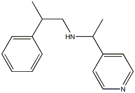 (2-phenylpropyl)[1-(pyridin-4-yl)ethyl]amine Structure