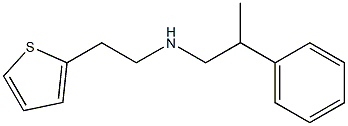 (2-phenylpropyl)[2-(thiophen-2-yl)ethyl]amine,,结构式