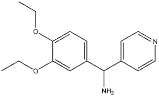 (3,4-diethoxyphenyl)(pyridin-4-yl)methanamine