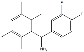 (3,4-difluorophenyl)(2,3,5,6-tetramethylphenyl)methanamine