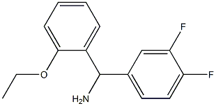 (3,4-difluorophenyl)(2-ethoxyphenyl)methanamine Structure