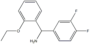 (3,4-difluorophenyl)(2-ethoxyphenyl)methanamine,,结构式