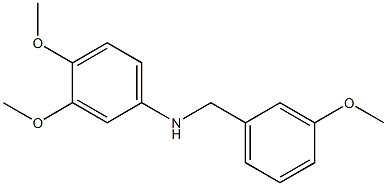 (3,4-dimethoxyphenyl)(3-methoxyphenyl)methylamine Structure