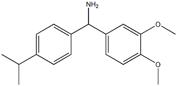 (3,4-dimethoxyphenyl)[4-(propan-2-yl)phenyl]methanamine