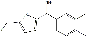  (3,4-dimethylphenyl)(5-ethylthiophen-2-yl)methanamine