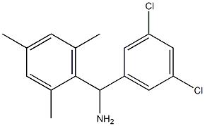 (3,5-dichlorophenyl)(2,4,6-trimethylphenyl)methanamine Structure