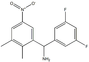 (3,5-difluorophenyl)(2,3-dimethyl-5-nitrophenyl)methanamine