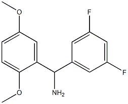  (3,5-difluorophenyl)(2,5-dimethoxyphenyl)methanamine