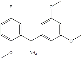  (3,5-dimethoxyphenyl)(5-fluoro-2-methoxyphenyl)methanamine