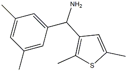 (3,5-dimethylphenyl)(2,5-dimethylthiophen-3-yl)methanamine Structure