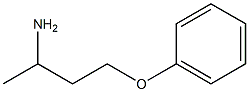 (3-aminobutoxy)benzene Structure