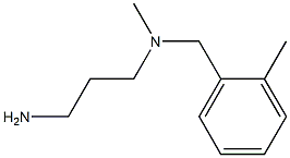 (3-aminopropyl)(methyl)[(2-methylphenyl)methyl]amine Structure