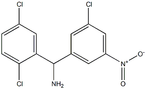 (3-chloro-5-nitrophenyl)(2,5-dichlorophenyl)methanamine