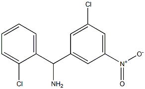 (3-chloro-5-nitrophenyl)(2-chlorophenyl)methanamine Struktur