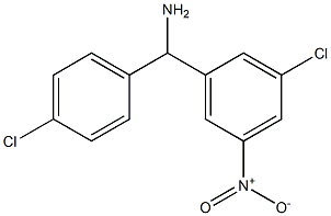 (3-chloro-5-nitrophenyl)(4-chlorophenyl)methanamine