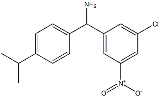 (3-chloro-5-nitrophenyl)[4-(propan-2-yl)phenyl]methanamine