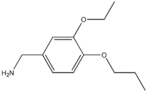 (3-ethoxy-4-propoxyphenyl)methanamine Structure