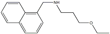 (3-ethoxypropyl)(naphthalen-1-ylmethyl)amine Structure