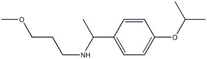 (3-methoxypropyl)({1-[4-(propan-2-yloxy)phenyl]ethyl})amine Structure