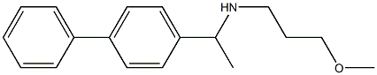 (3-methoxypropyl)[1-(4-phenylphenyl)ethyl]amine Struktur