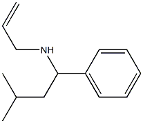 (3-methyl-1-phenylbutyl)(prop-2-en-1-yl)amine Struktur