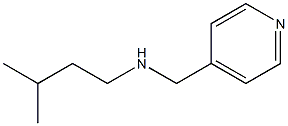 (3-methylbutyl)(pyridin-4-ylmethyl)amine 结构式