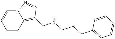 (3-phenylpropyl)({[1,2,4]triazolo[3,4-a]pyridin-3-ylmethyl})amine Structure